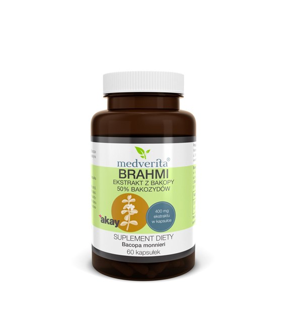 Medverita Brahmi 400 mg 60 kapsułek