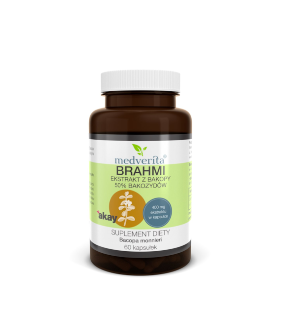 Medverita Brahmi 400 mg 60 kapsułek