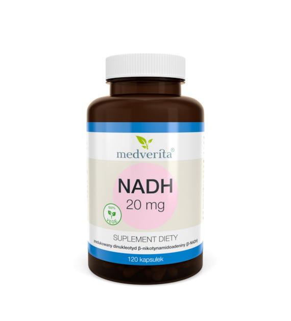 Medverita NADH 20mg 120 kapsułek