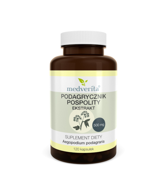 Medverita Podagrycznik pospolity 500 mg 120 kaps