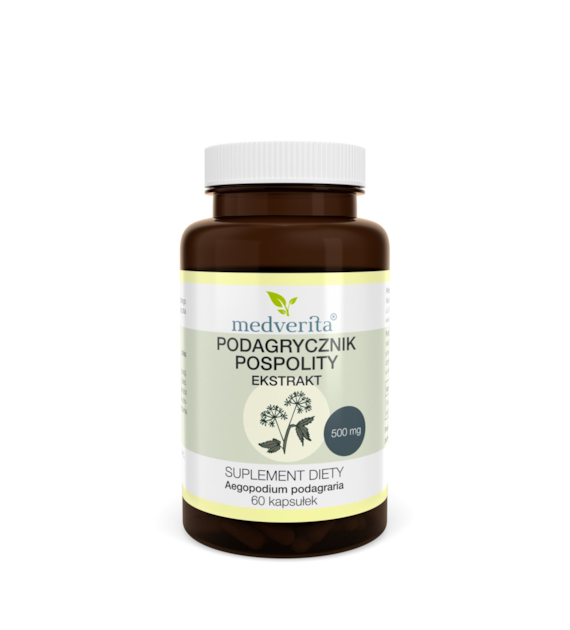 Medverita Podagrycznik pospolity 500 mg 60 kaps