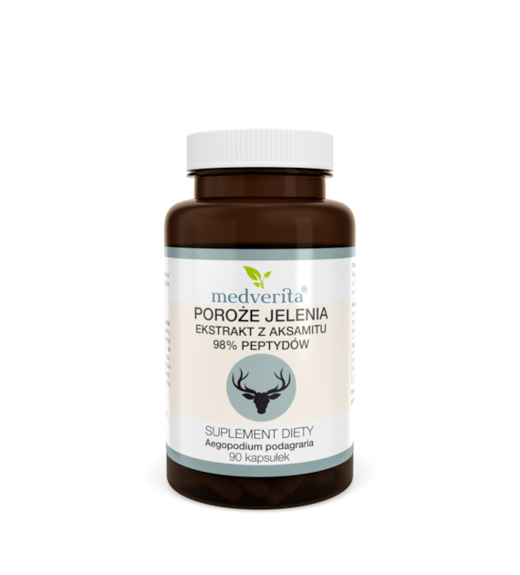 Medverita Poroże jelenia 98% 300 mg 90 kapsułek