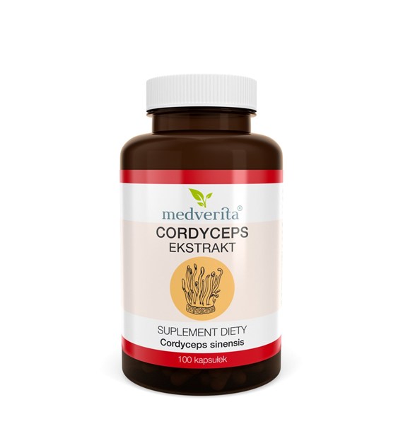 Medverita Cordyceps 500 mg Maczużnik chiński 100k.