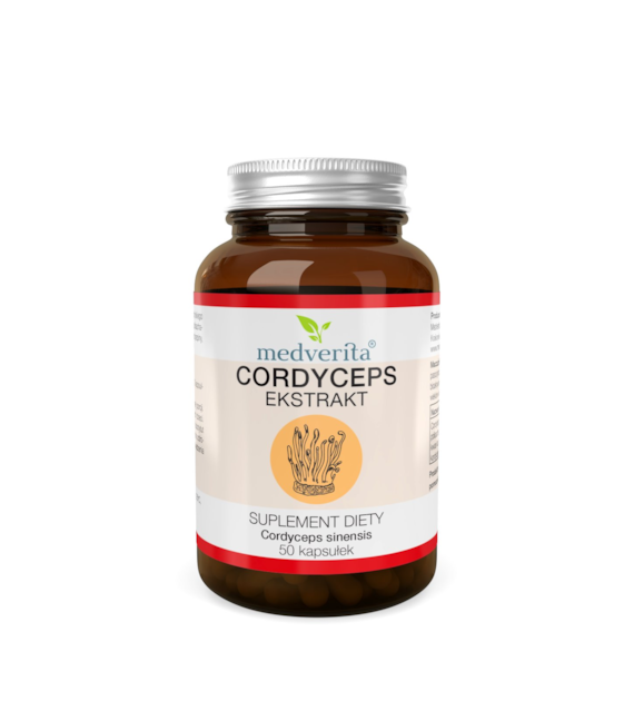 Medverita Cordyceps 500 mg Maczużnik chiński 50k.