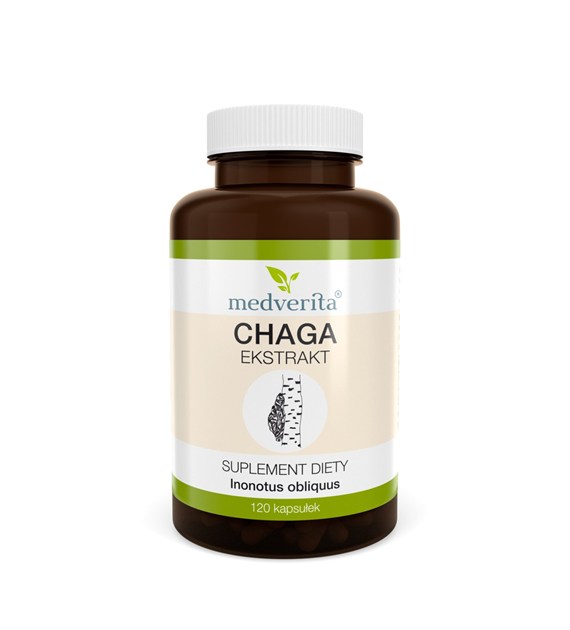 Medverita CHAGA ekstrakt 400 mg 120 kapsułek