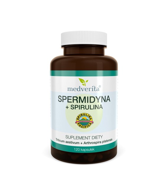 Medverita SPERMIDYNA + Spirulina Hawajska 120 kaps