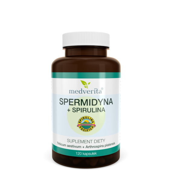 Medverita SPERMIDYNA + Spirulina Hawajska 120 kaps