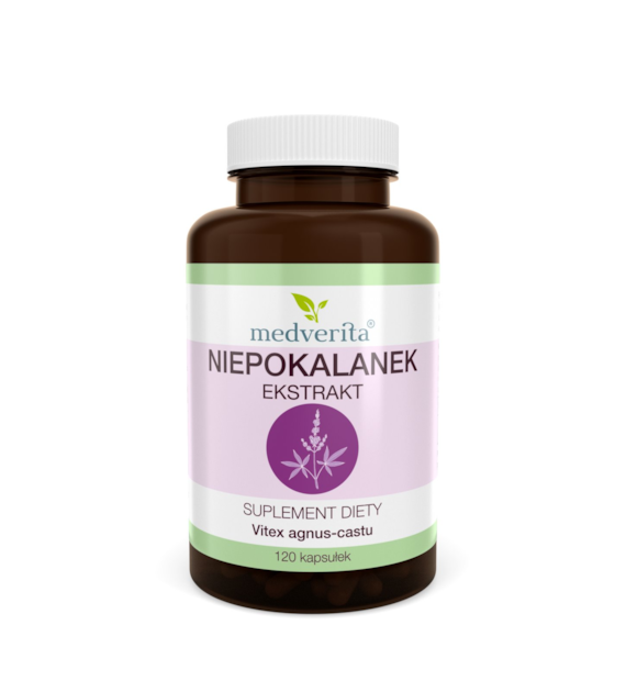Medverita Niepokalanek pospolity 500 mg 120 kaps