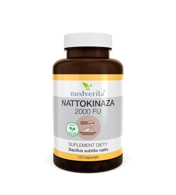 Medverita NATTOKINAZA 2000 FU 120 kapsułek