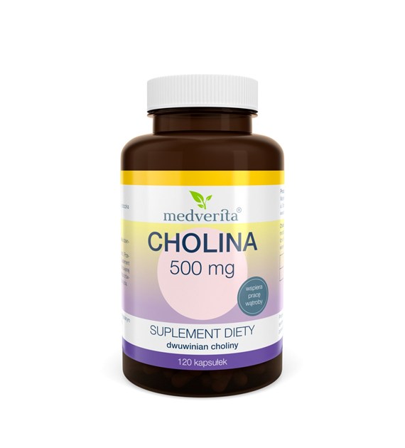 Medverita Cholina 500 mg 120 kapsułek