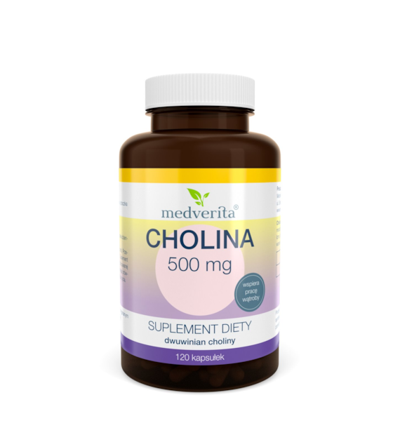 Medverita Cholina 500 mg 120 kapsułek