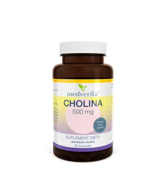 Medverita Cholina 500 mg 60 kapsułek