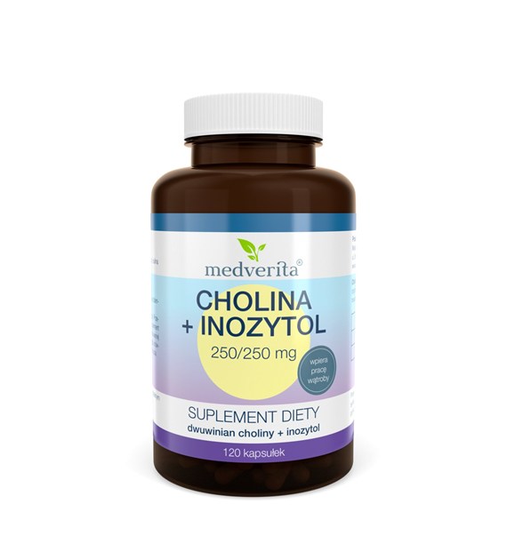 Medverita Cholina + Inozytol 120 kapsułek