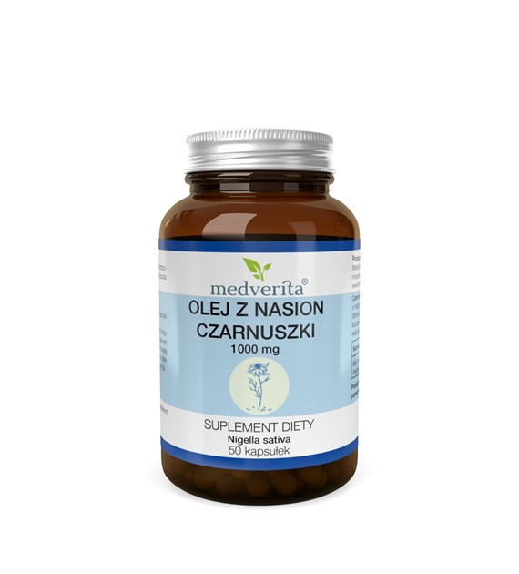 Medverita Olej z nasion czarnuszki 1000 mg 50 kaps