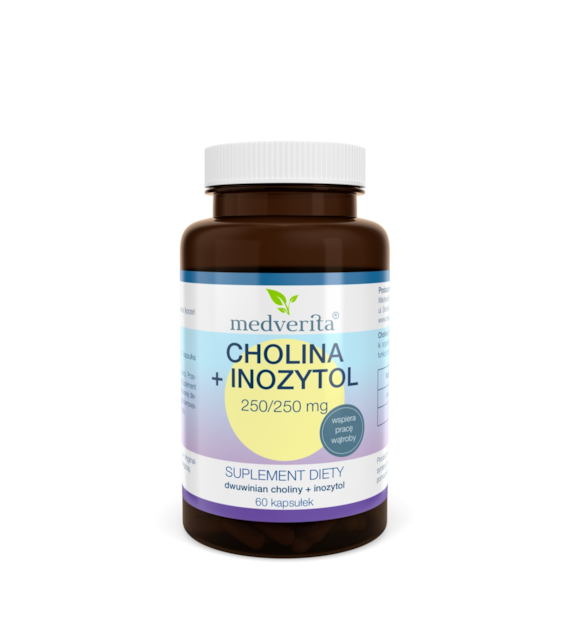 Medverita Cholina + Inozytol 60 kapsułek