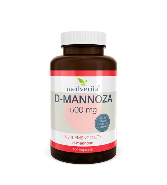 Medverita D-mannoza 500 mg 100 kapsułek