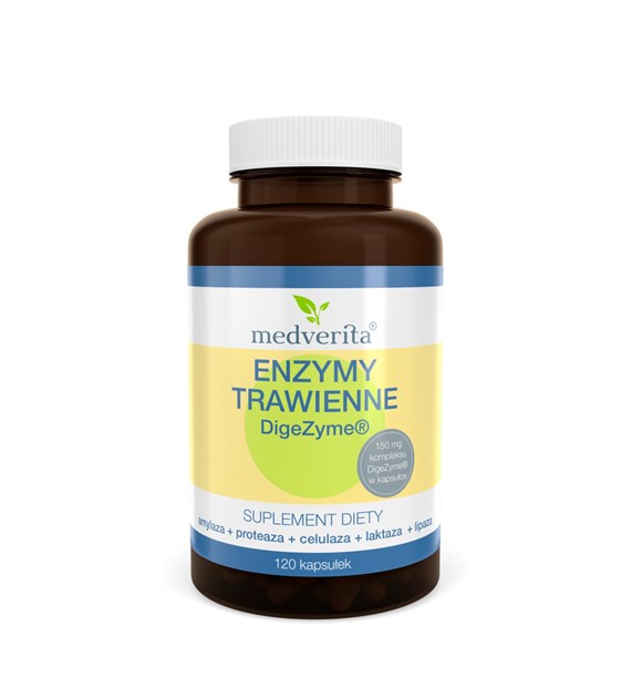 Medverita Enzymy trawienne 120 kapsułek