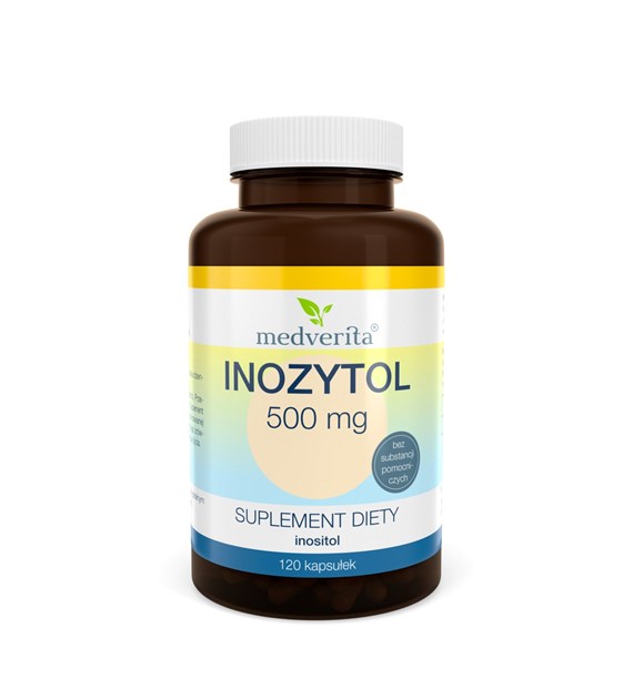 Medverita Inozytol 500 mg 120 kapsułek