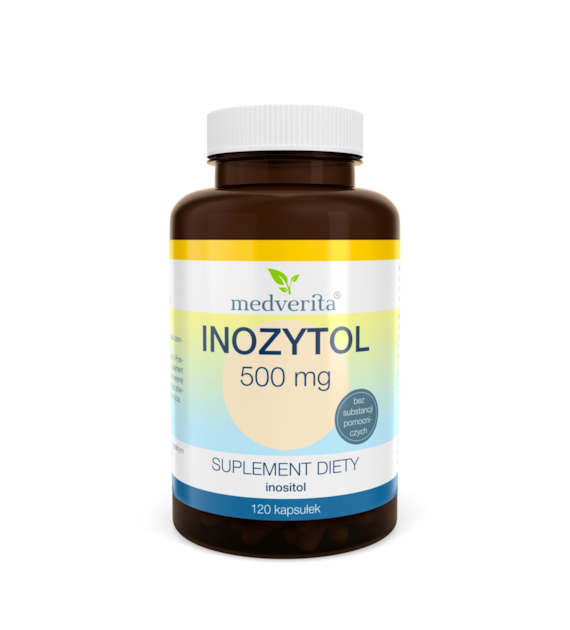 Medverita Inozytol 500 mg 120 kapsułek