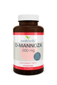 Medverita D-mannoza 500 mg 100 kapsułek
