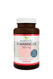 Medverita D-mannoza 500 mg 50 kapsułek