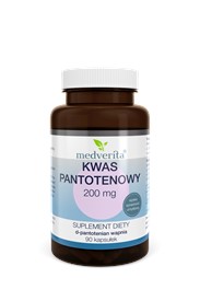 Medverita Kwas pantotenowy 200 mg 90 kapsułek