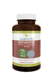 Medverita Berberys ekstrakt 400 mg 120 kapsułek