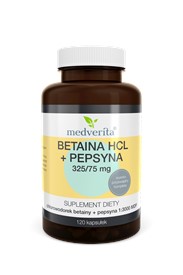 Medverita Betaina + Pepsyna 120 kapsułek