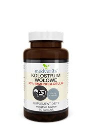 Medverita Colostrum wołowe 400 mg 50 kapsułek