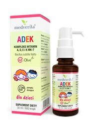 Medverita ADEK (ß-Karoten) dla dzieci 30ml/600kr.