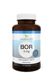 Medverita BOR 3 mg Kwas Borowy 120 kapsułek