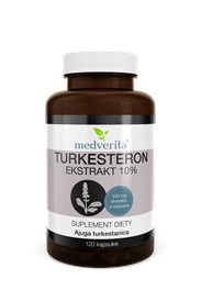 Medverita Turkesteron ekstrakt 500 mg 120 kapsułek