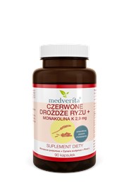 Medverita Czerwone drożdże ryżu+ 90 kapsułek