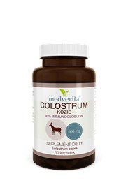 Medverita Colostrum Kozie 500 mg 50 kapsułek