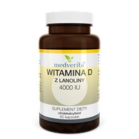 Medverita D3 4000 IU witamina D z lanoliny 60 kap
