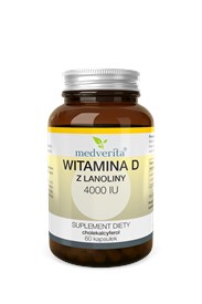 Medverita D3 4000 IU witamina D z lanoliny 60 kap