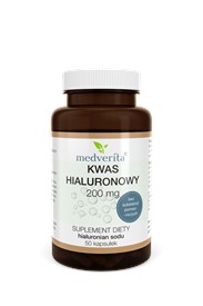 Medverita Kwas hialuronowy 200 mg 60 kapsułek