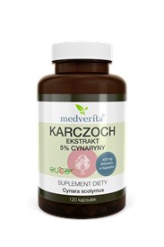 Medverita Karczoch ekstrakt 5% z cynaryny 120 kaps