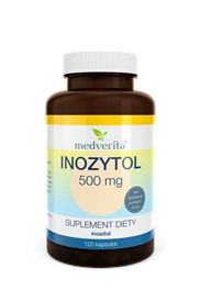 Medverita Inozytol 500 mg 120 kapsułek
