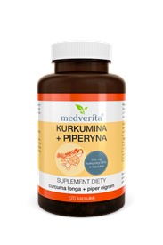 Medverita Kurkumina + Piperyna 120 kapsułek
