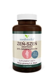 Medverita Żeń-Szeń ekstrakt 30% 120 kapsułek