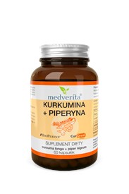 Medverita Kurkumina + Piperyna 60 kapsułek