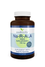 Medverita ALA 150 mg (Na-R-ALA) - 120 kapsułek