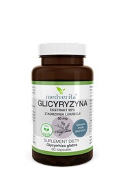 Medverita Glicyryzyna 50 mg Lukrecja Korzeń 60 k.