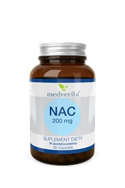 Medverita NAC 200 mg N-acetylo L-cysteina - 90 k.