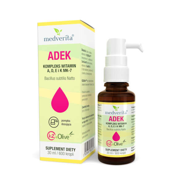Medverita ADEK (ß-Karoten) kompleks 30ml/600kr.