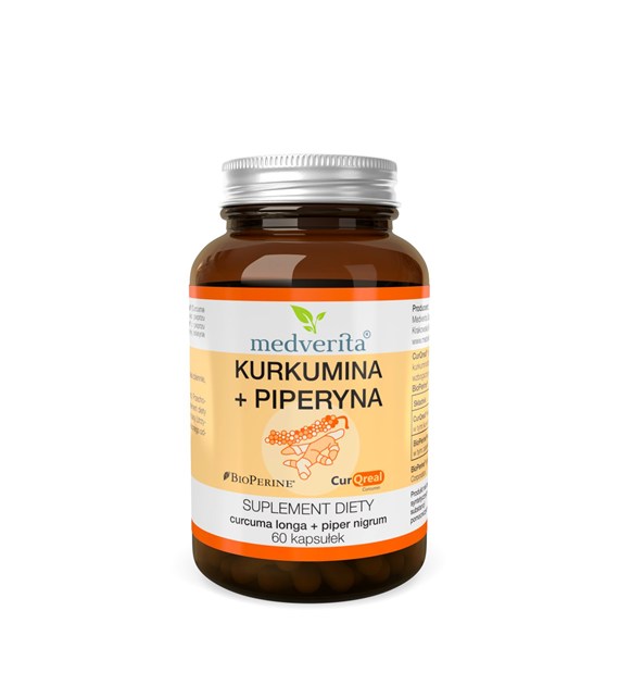 Medverita Kurkumina + Piperyna 60 kapsułek