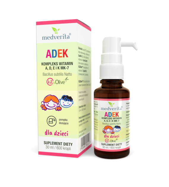 Medverita ADEK (ß-Karoten) dla dzieci 30ml/600kr.