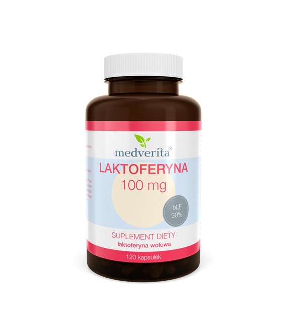 Medverita Laktoferyna 100 mg 120 kapsułek