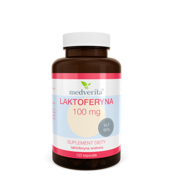 Medverita Laktoferyna 100 mg 120 kapsułek